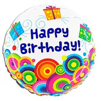 Happy birthday pakker folie ballon
