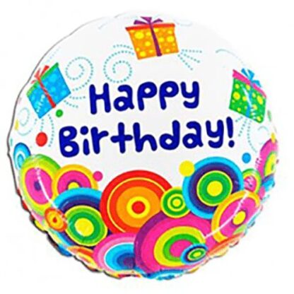 Happy birthday pakker folie ballon