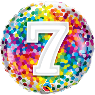 7 år konfetti