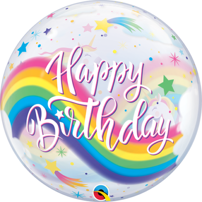 Birthday rainbow unicorns