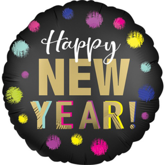 Happy new year dots