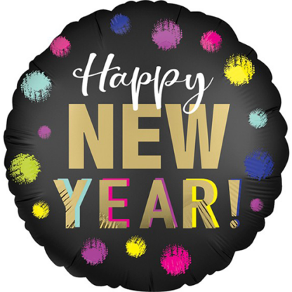 Happy new year dots