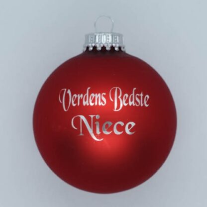 Julekugle – Verdens bedste niece