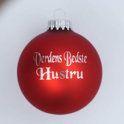 Julekugle – Verdens bedste hustru