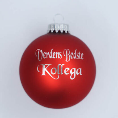 Julekugle – Verdens bedste kollega