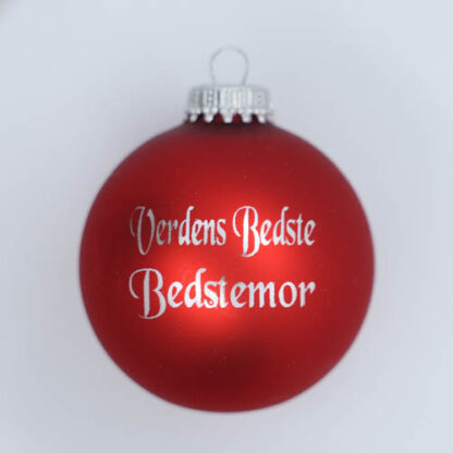 Julekugle – Verdens bedste bedstemor