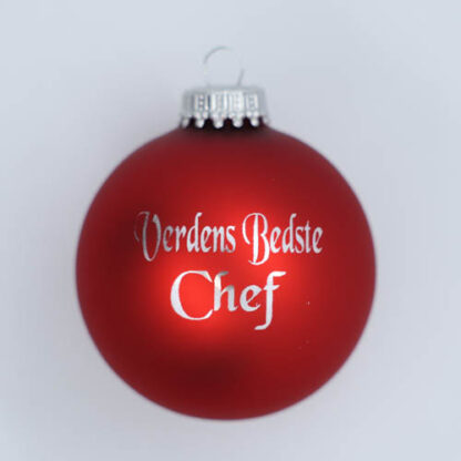 Julekugle – Verdens bedste chef