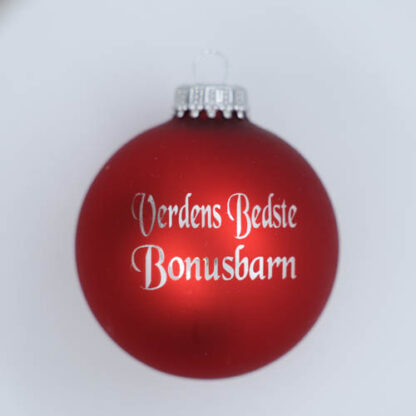 Julekugle – Verdens bedste bonusbarn