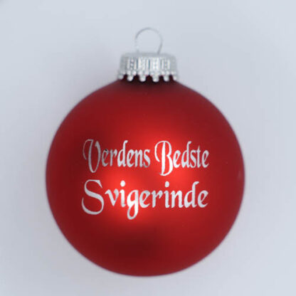 Julekugle – Verdens bedste svigerinde