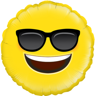 Cool emoji med solbriller