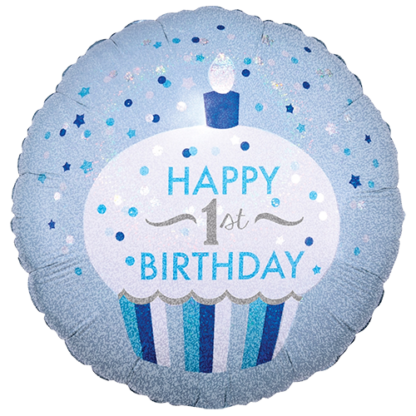 Happy 1st birthday – blå