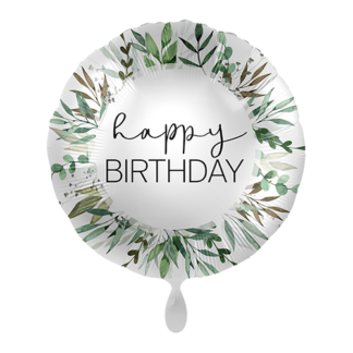 Natural Greenery Happy Birthday