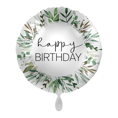 Natural Greenery Happy Birthday