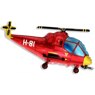 Helikopter - Rød